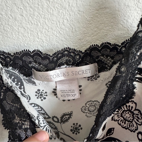 Victorias Secret y2k floral lace trim lingerie slip dress - Picture 4 of 6